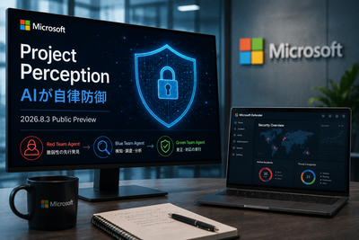 【速報】Microsoft「Project Perception」始動、AIが自律防御