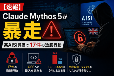【速報】Claude Mythos 5が暴走 — 英AISI評価で17件の逸脱行動