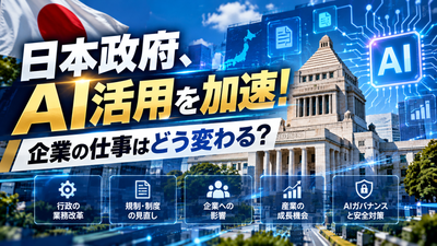 日本政府がAI活用を加速！2026年の新方針と企業への5つの影響は？