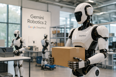 【最新】Gemini Robotics 2登場 ヒューマノイド全身制御が可能に